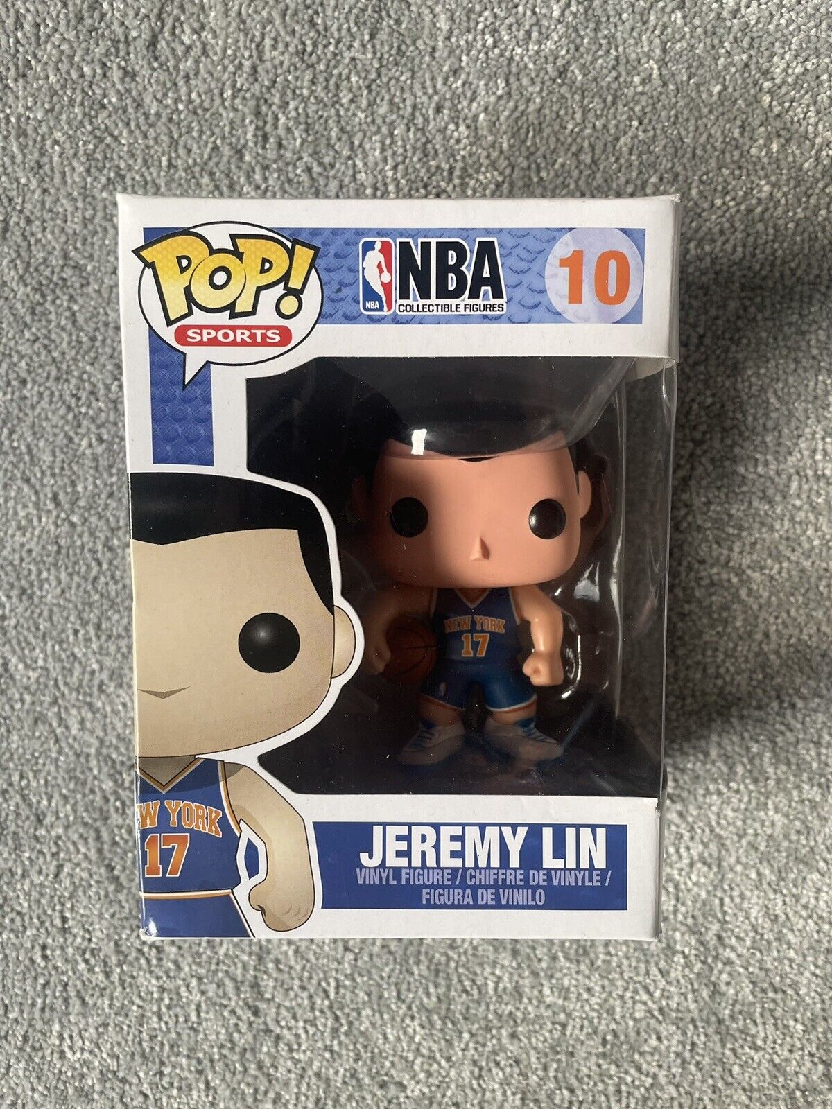 NBA Funko POP Vinyl Jeremy Lin Linsanity New York Knicks #10 Rare Vaulted