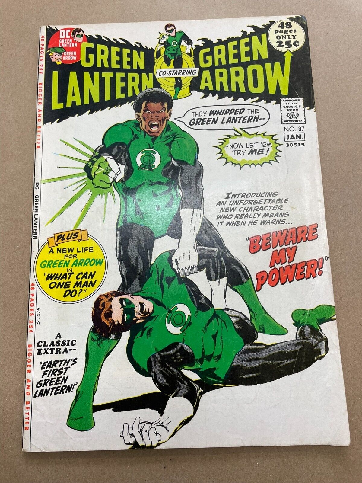 Green Lantern Green Arrow #87 1st John Stewart Corps DC Comics **RARE**
