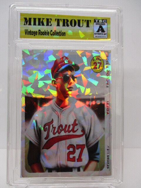 2024 Mike Trout Vintage RC SP/99 Ice Refractor Sport-Toonz zx2 rc