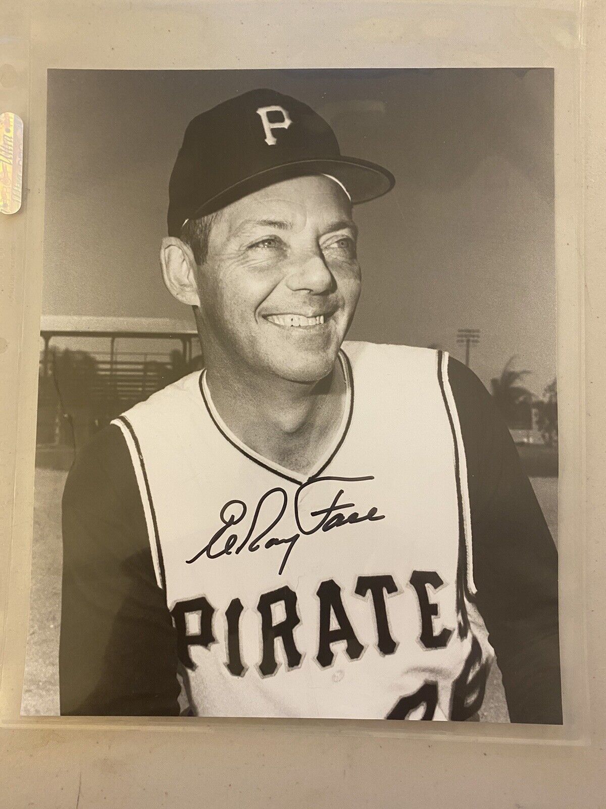 ELROY FACE Autographed 8x10 Photograph  PITTSBURGH PIRATES Signature Signed