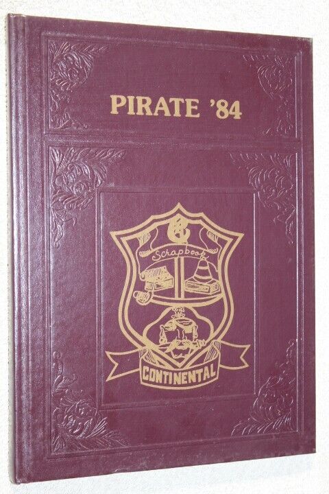 1984 Continental High School Yearbook Annual Continental Ohio OH - The Pirate