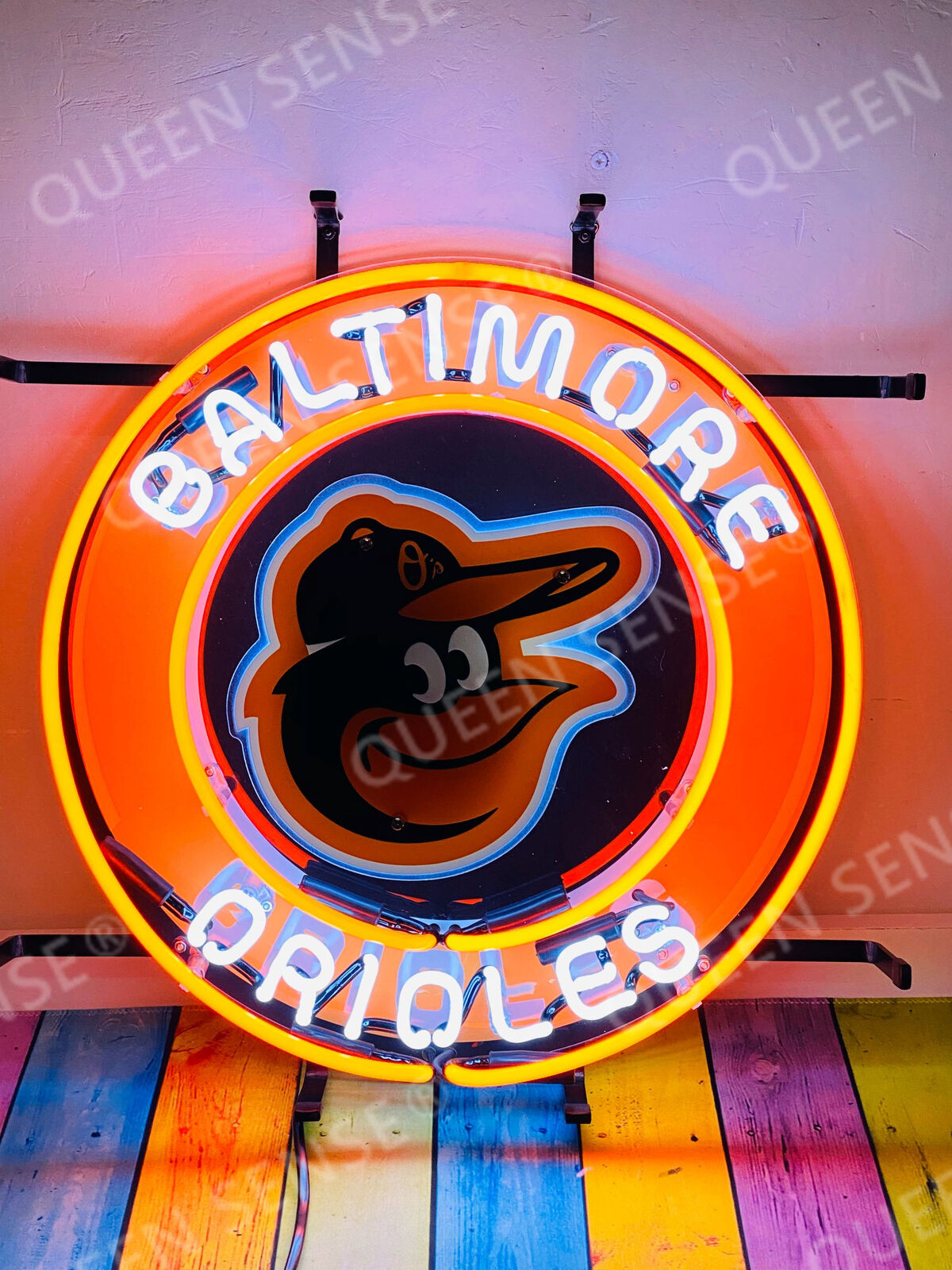 Baltimore Orioles Neon Light Sign Lamp 24\