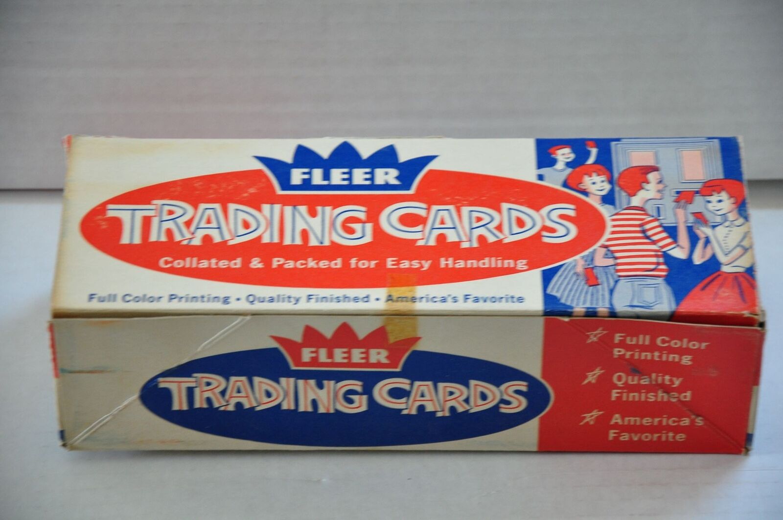 1965 Fleer McHales Navy 500 Cards Empty Bubble Gum Vintage Trading Card Box