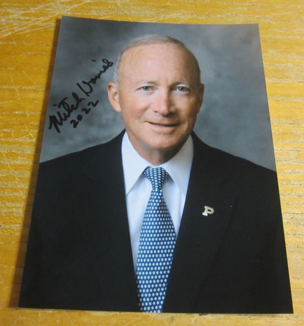 Mitch Daniels Autographed Signed 5X7 Photo USA Governor of Indiana