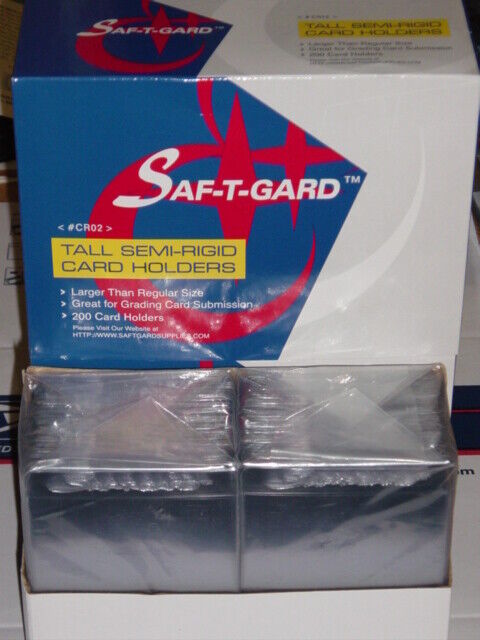 1 case of 1000 TALL Semi-Rigid Oversize for Graded Cards Perfect for PSA CSG BGS