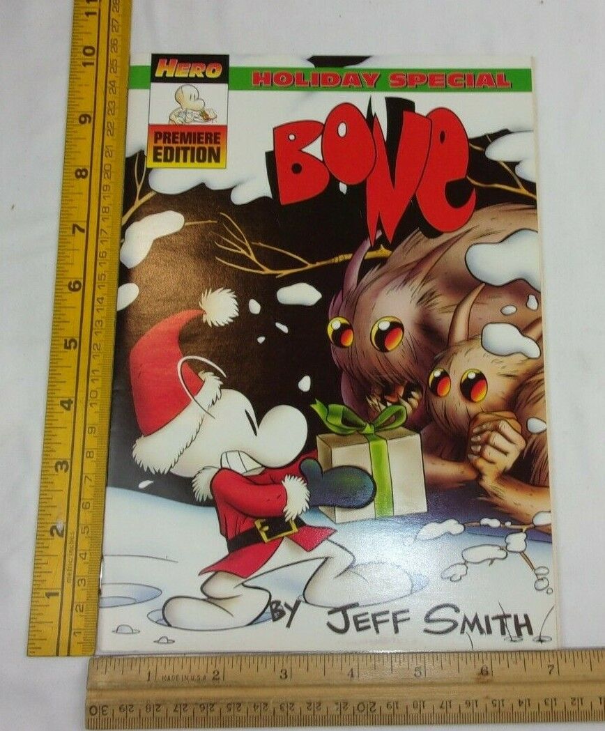Bone Holiday Special HERO comic book VF 1990s Jeff Smith