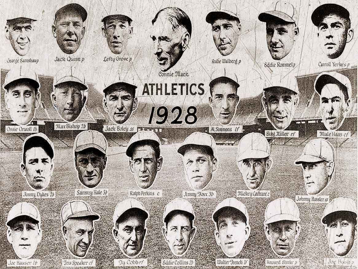 1928 PHILADELPHIA A\'S ATHLETICS MLB BASEBALL HEAVY DUTY USA MADE METAL ADV SIGN