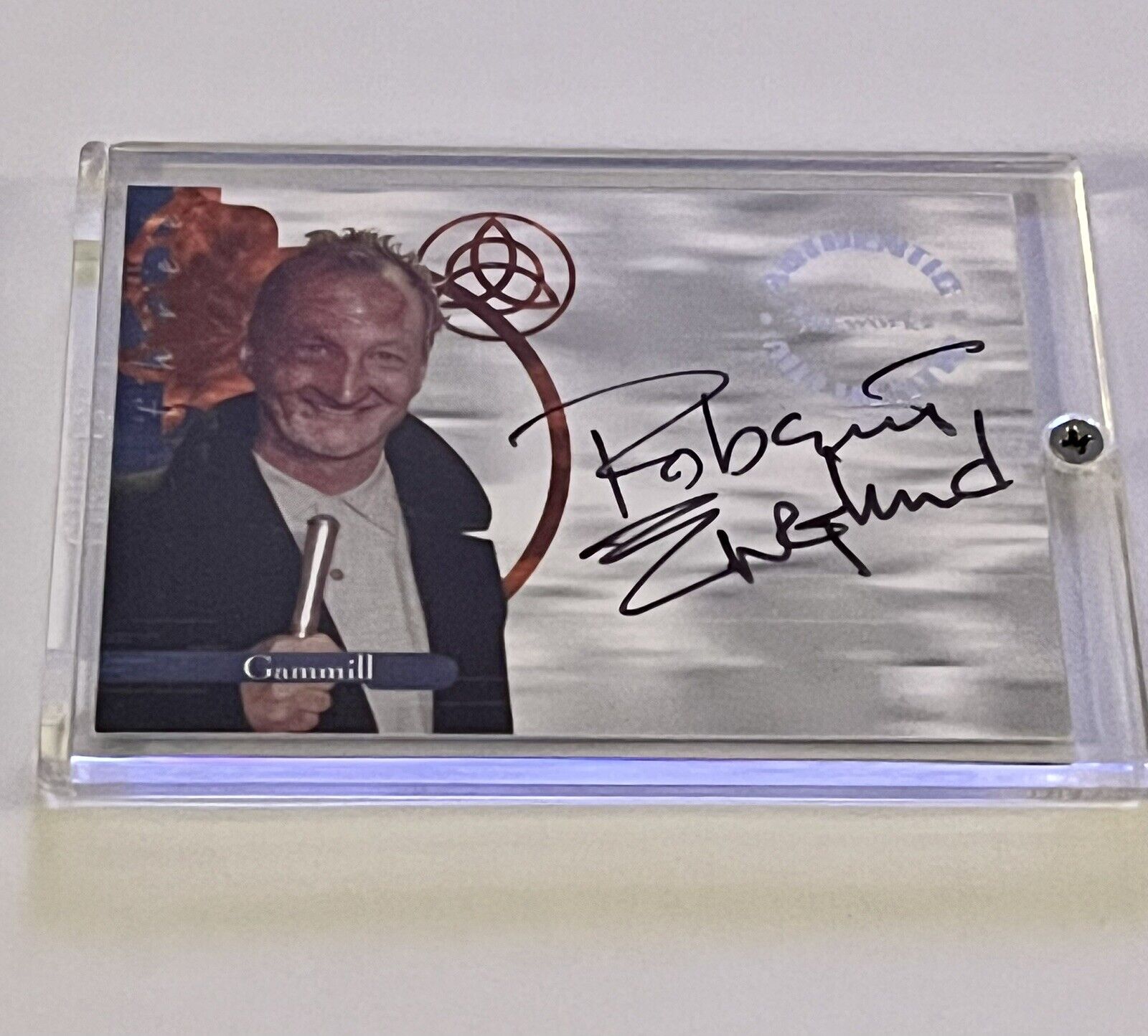Charmed Robert Englund as Gammill Power of Three Signed A10 Card