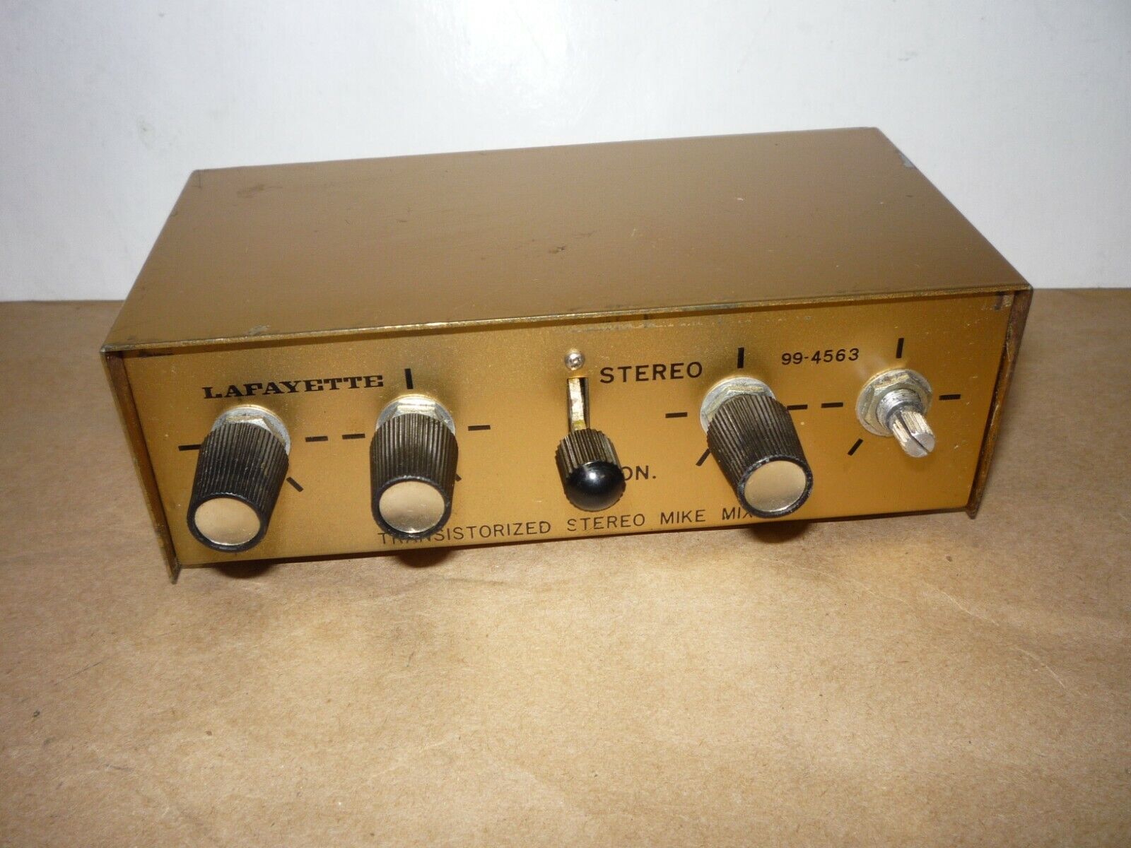 VINTAGE Lafayette 99-4563 Transistorized Microphone stereo  Mike  Mixer