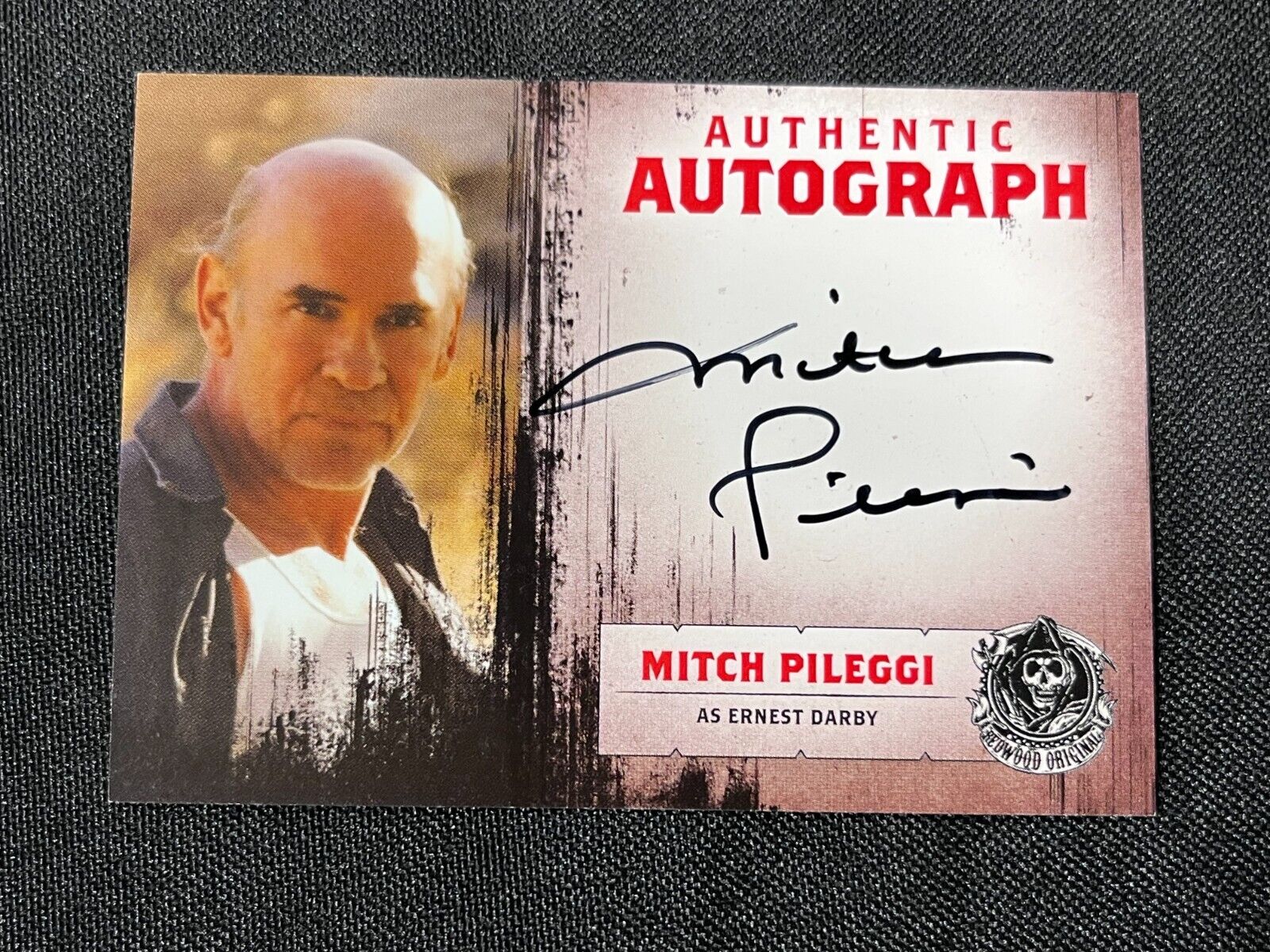 2014 Cryptozoic Sons of Anarchy Mitch Pileggi Ernest Darby A17 Autograph Card AA