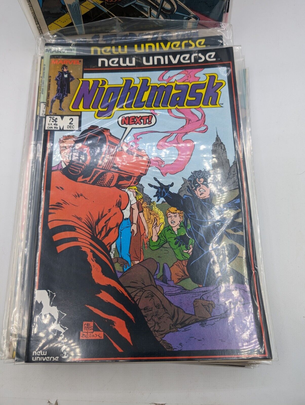 NIGHTMASK #2 NEW UNIVERSE 1986 MARVEL COMICS