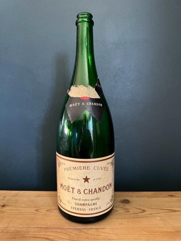 Vintage Empty Moët & Chandon Champagne Bottle 