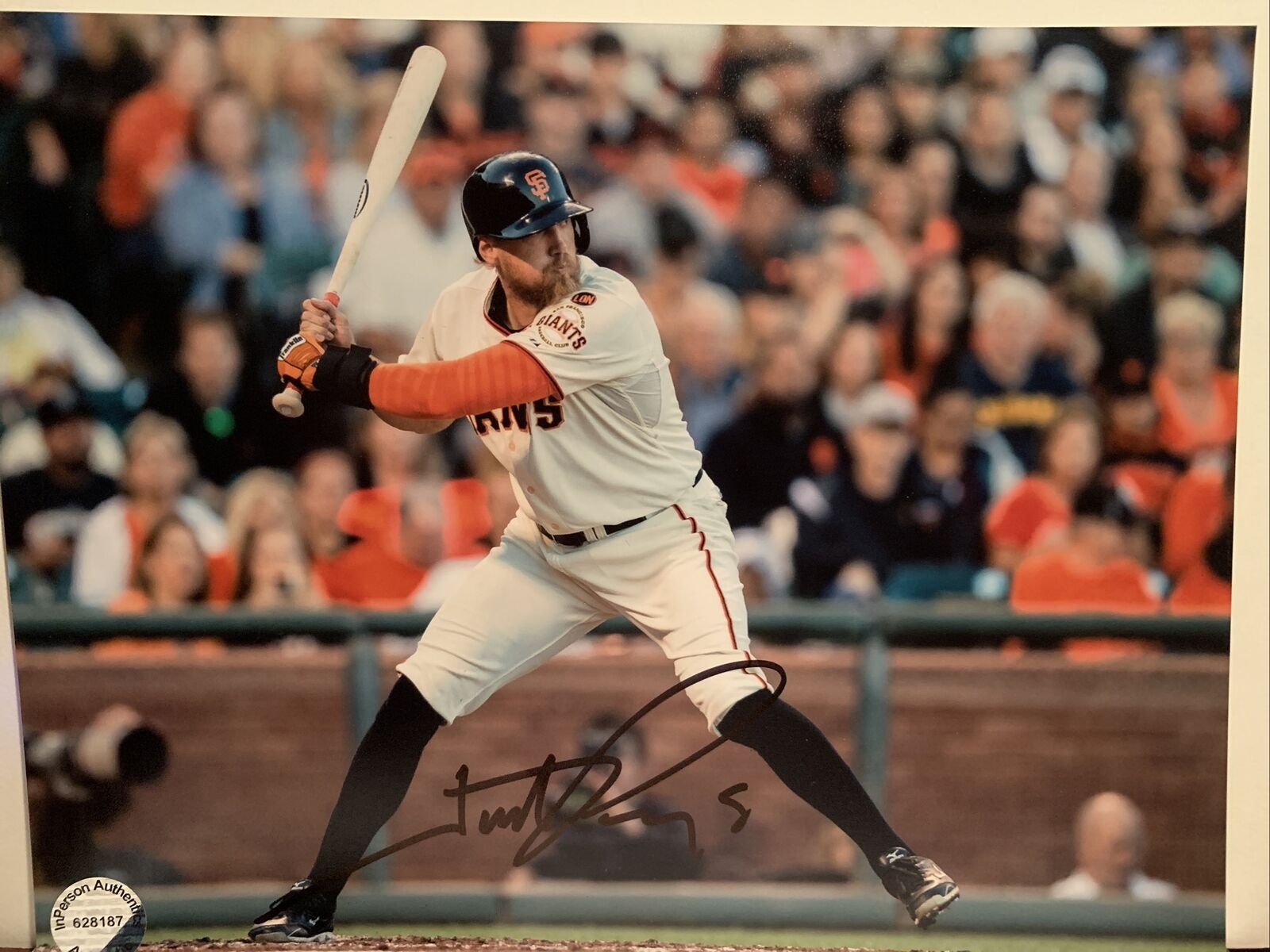 Hunter Pence Autographed Hand Signed 8x10 Photo with COA Houston Astros MLB