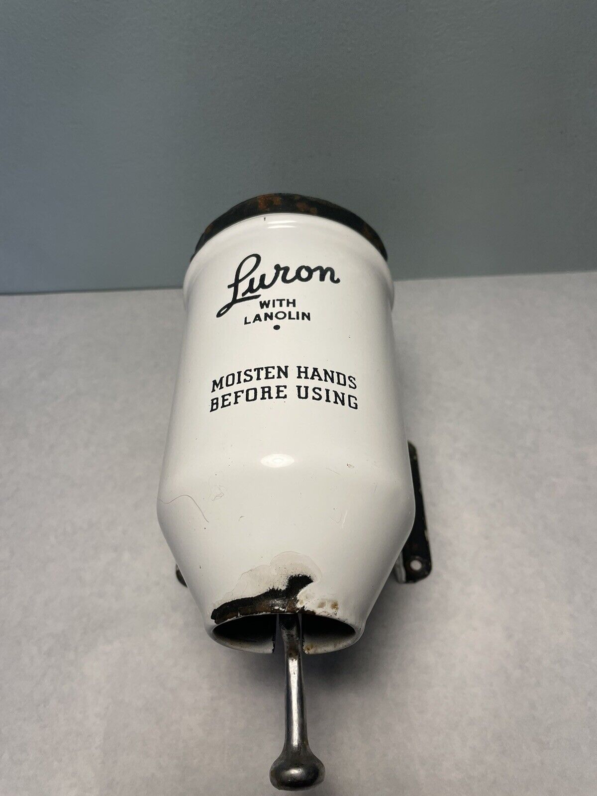 Vintage Boraxo Pink Luron Powdered Soap Dispenser