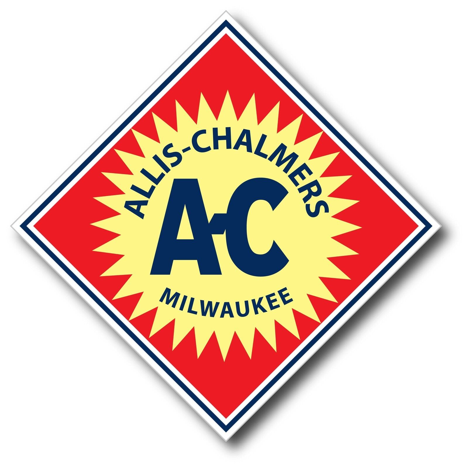 Allis Chalmers Vintage Logo Decal 5X5\
