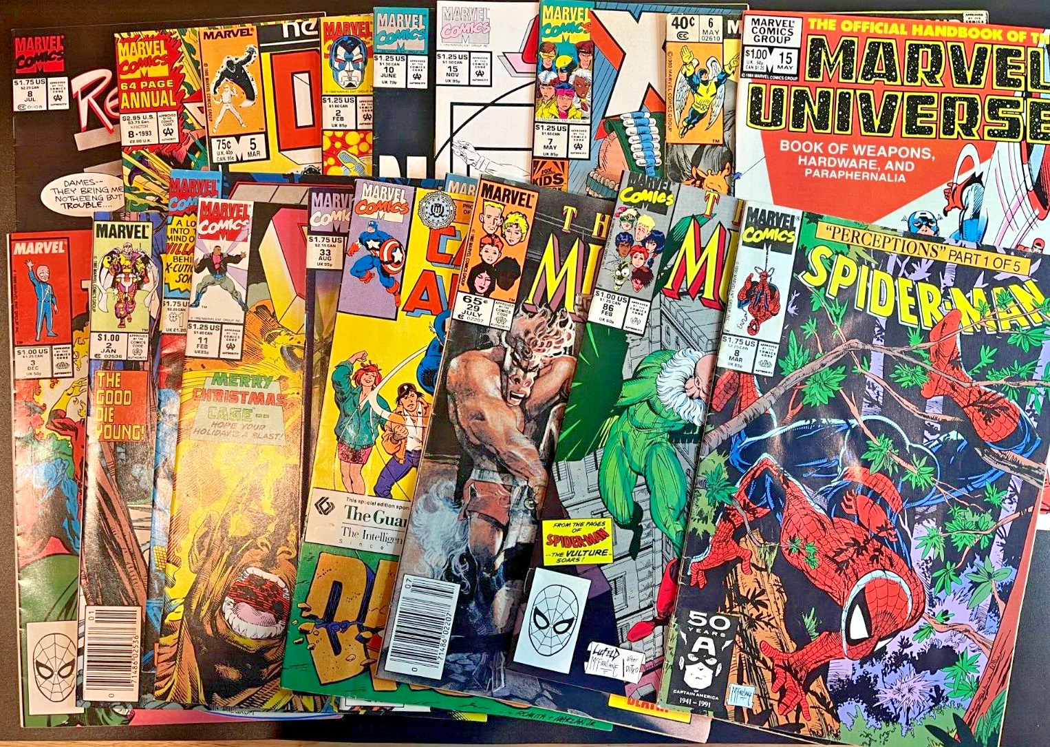 Marvel Mixed Lot (20) Copper + Early Modern - X-Men New Mutants Cage Punisher