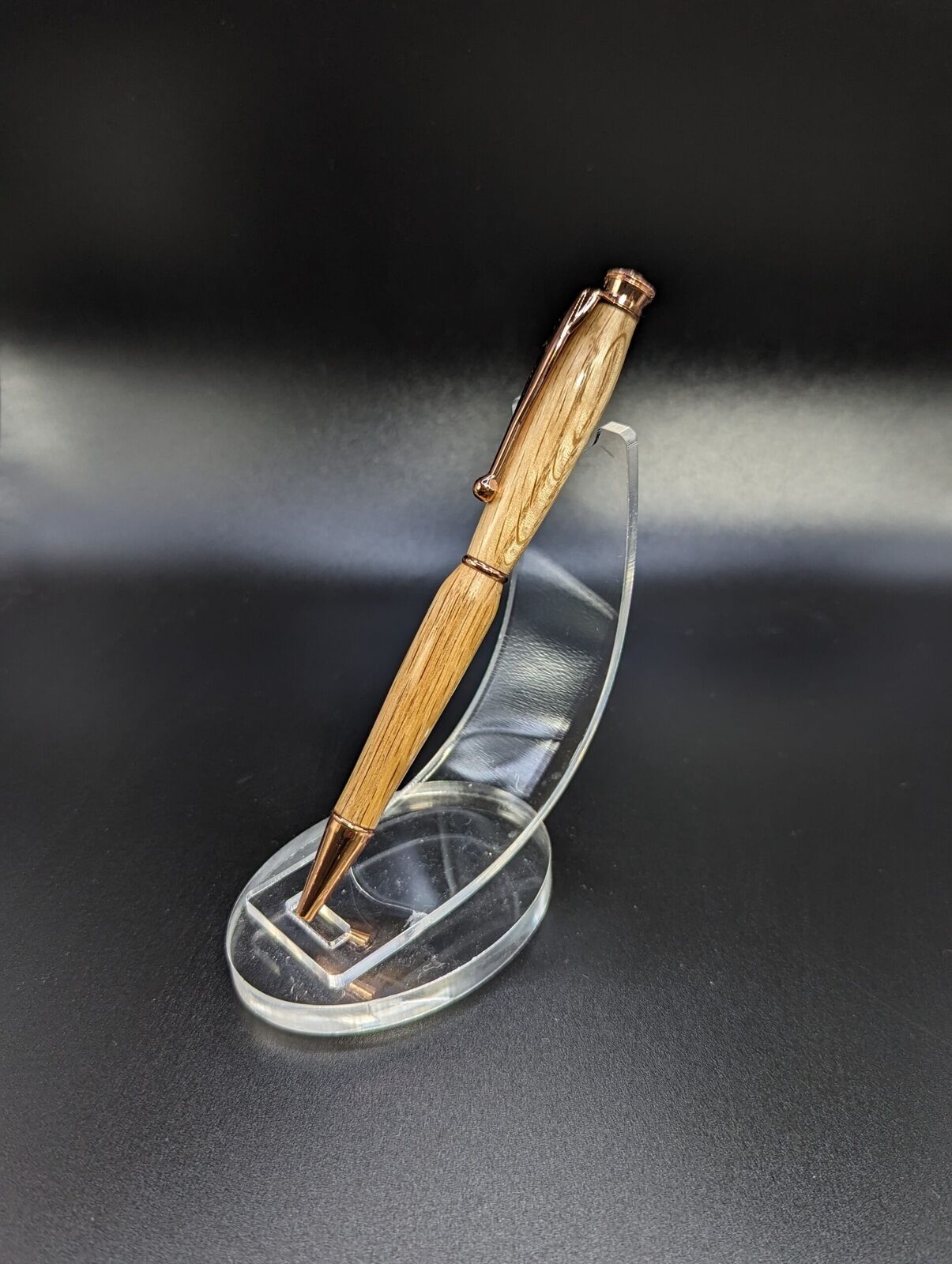 Red Oak Slimline Handmade Pen