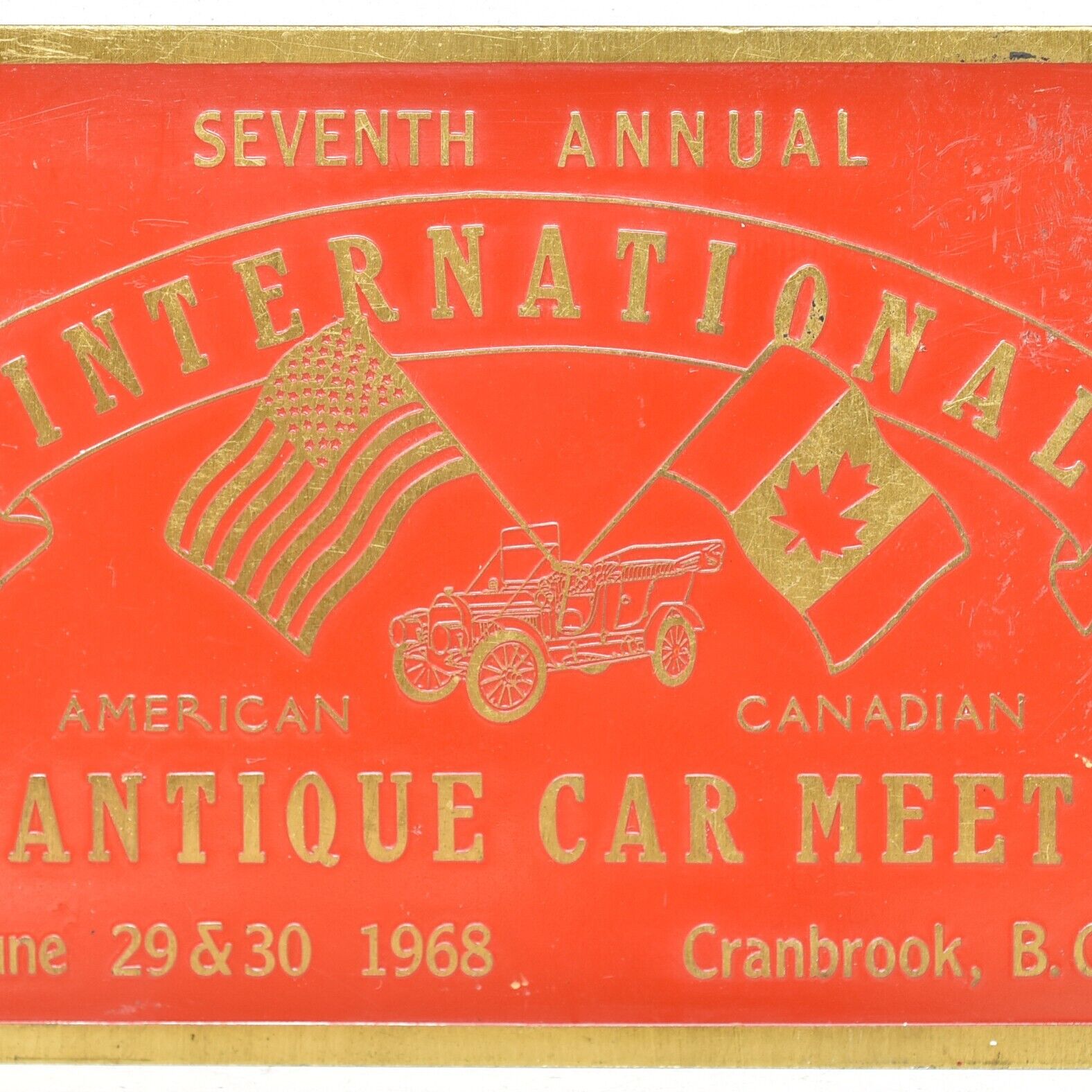 1968 Antique Car American Canadian International Meet Cranbrook British Columbia