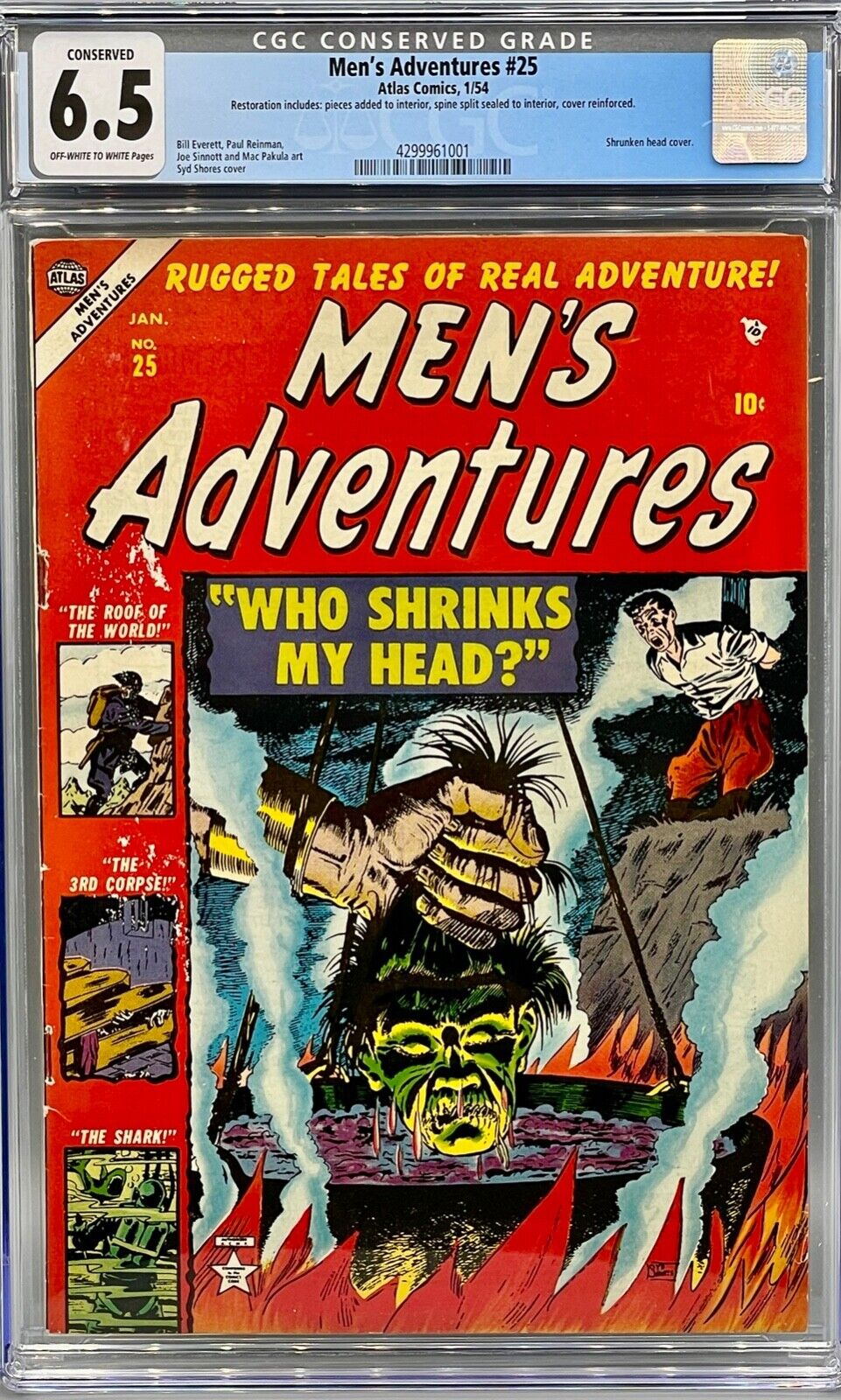 Men's Adventures 25 CGC 6.5 CONSERVED 1954 Pre-Code As featured on our channel