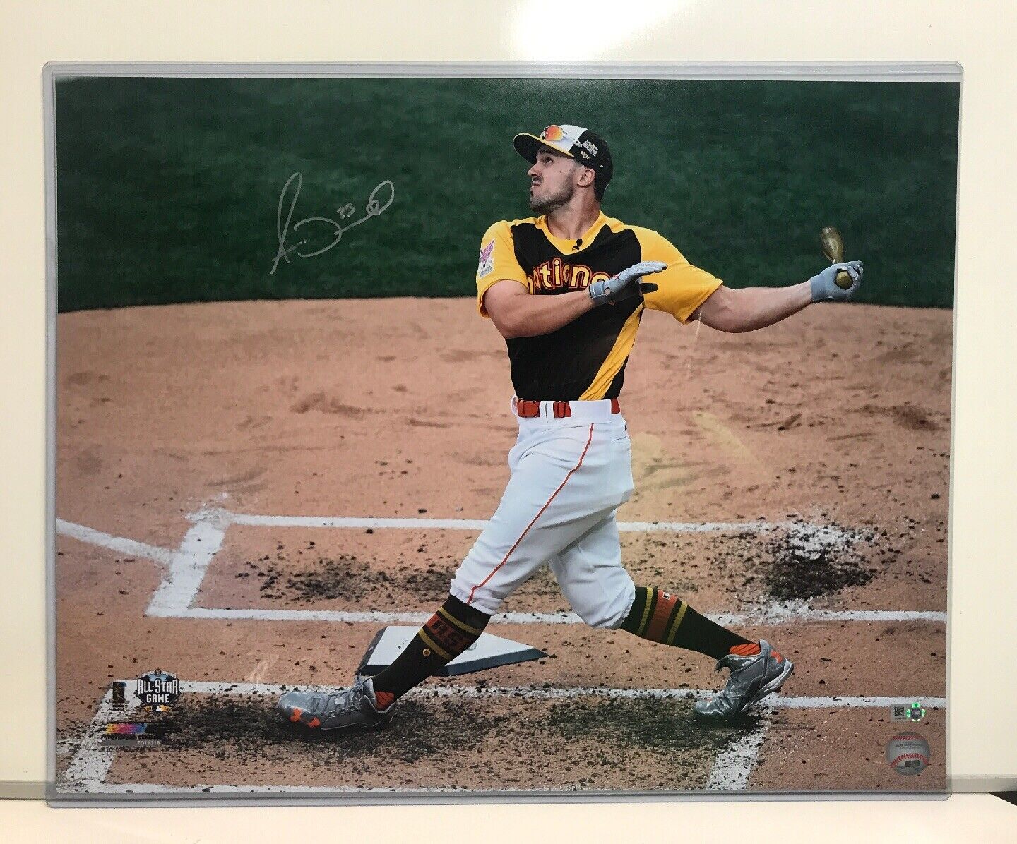 Signed Adam Duvall 16 x 20 Autograph MLB Authenticated Photo 2016 HR Derby 