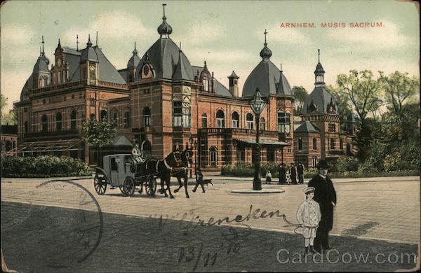 Netherlands Arnhem Musis Sacrum J.H. Schaefer Postcard Vintage Post Card