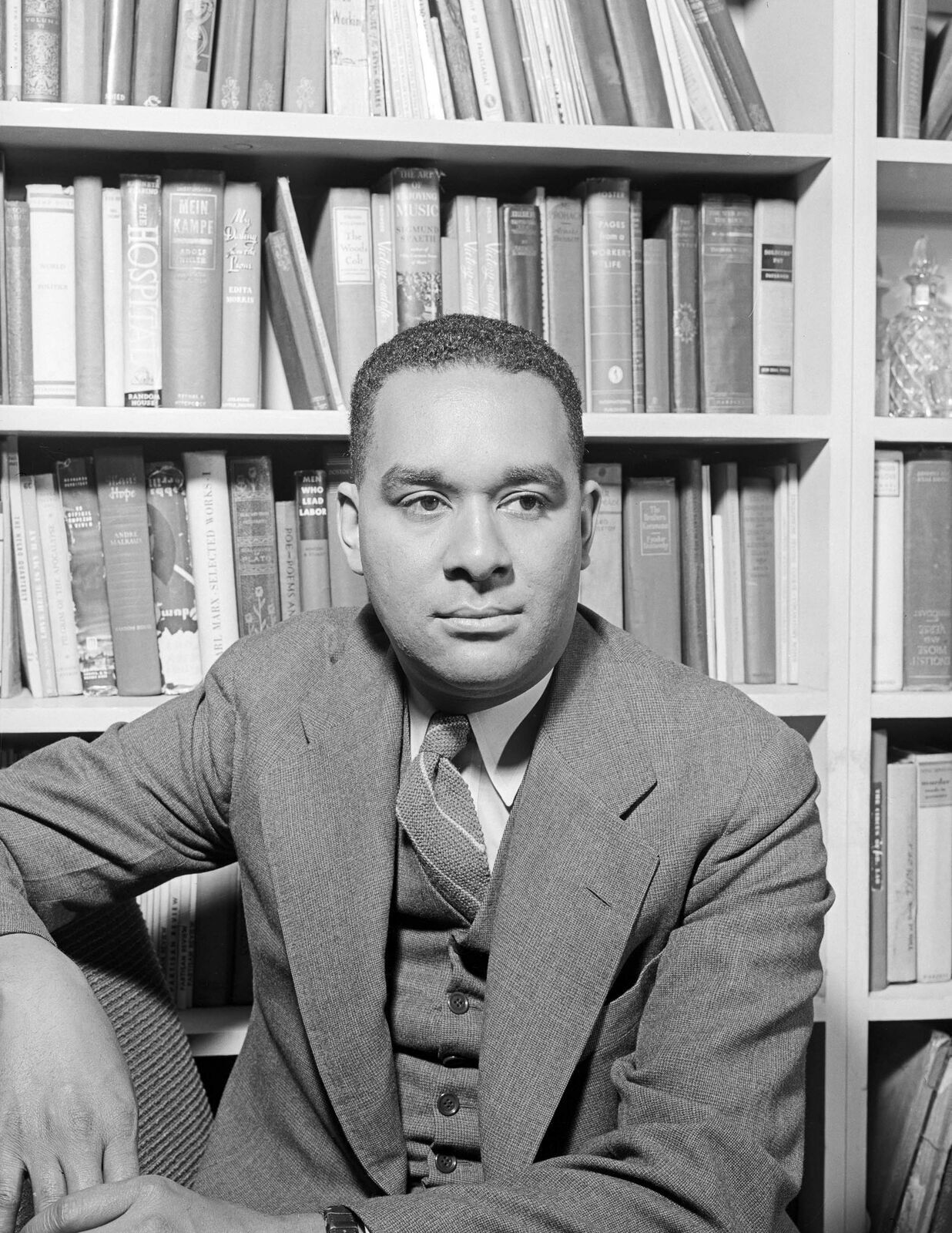 1943 African American Poet Richard Wright Vintage Old Photo 13\