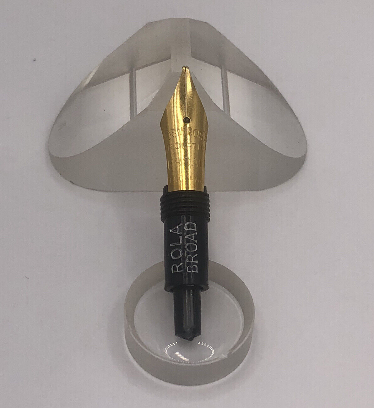 Osmiroid Vintage Rola Broad Nib - Screw In Threaded Fountain Pen Nib Rolatip