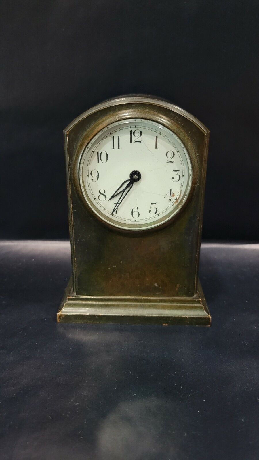Rare Antique Bronze Chelsea Mantel Clock For Repair