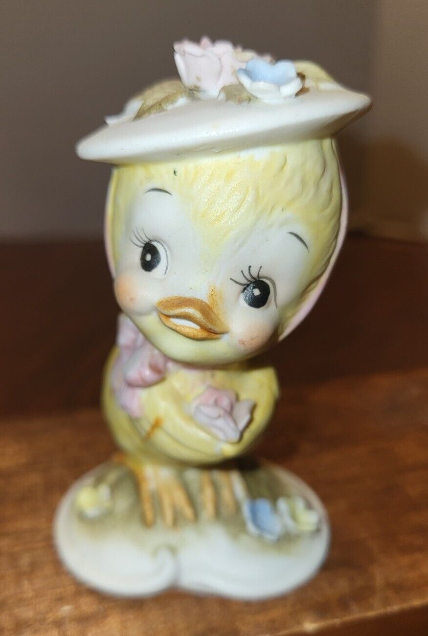 Vintage Ceramic Spring Easter Chick~Lefton?