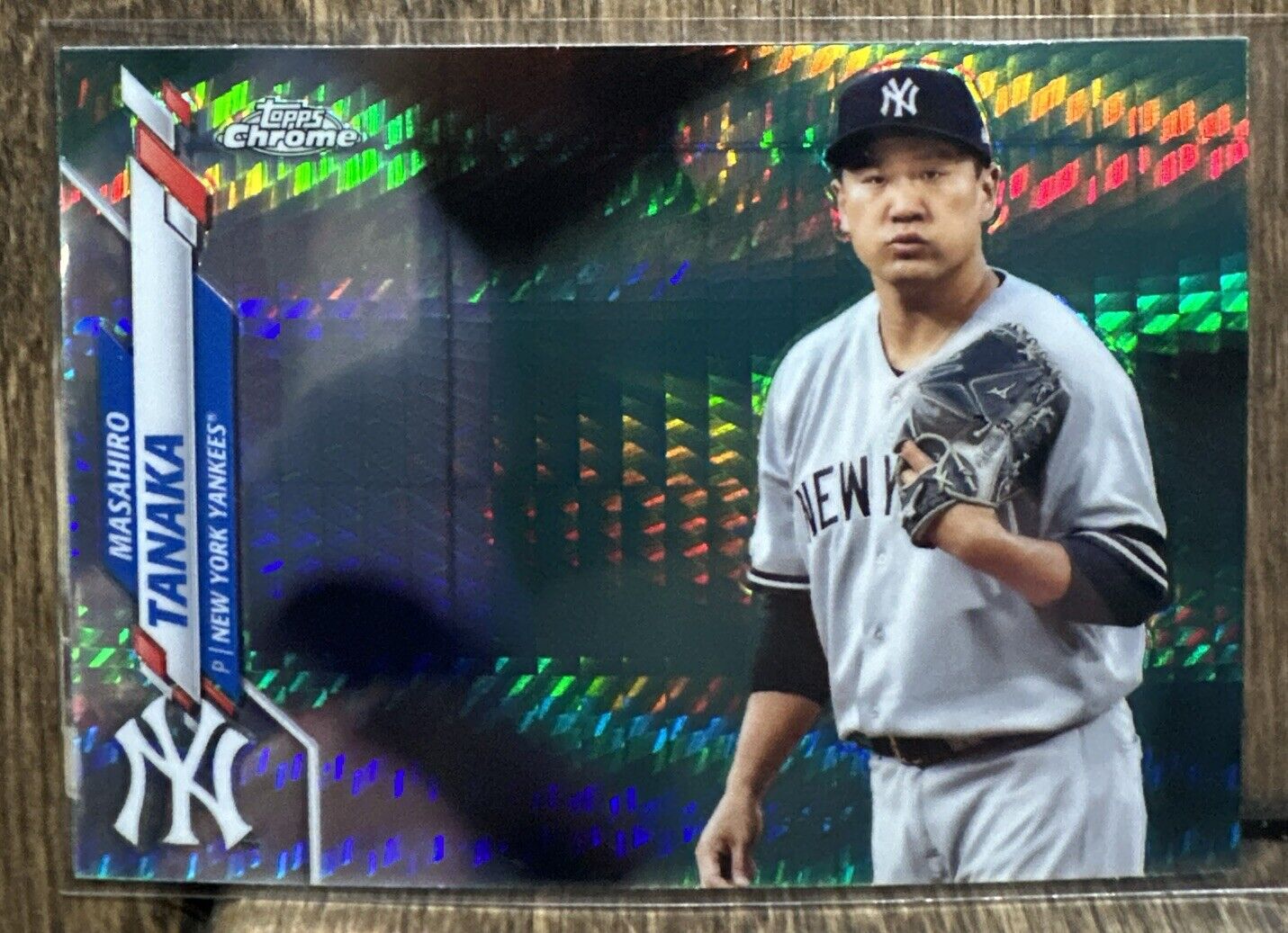 2020 Topps Chrome Prism Refractor Masahiro Tanaka #166 New York Yankees ⚡️
