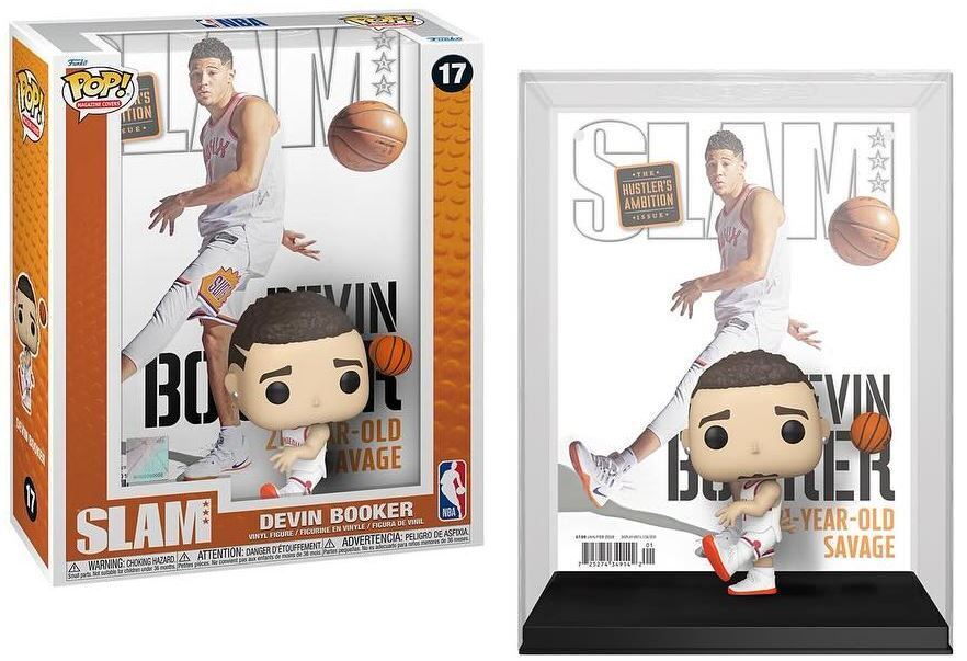Devin Booker (Phoenix Suns) Funko Pop NBA SLAM Cover
