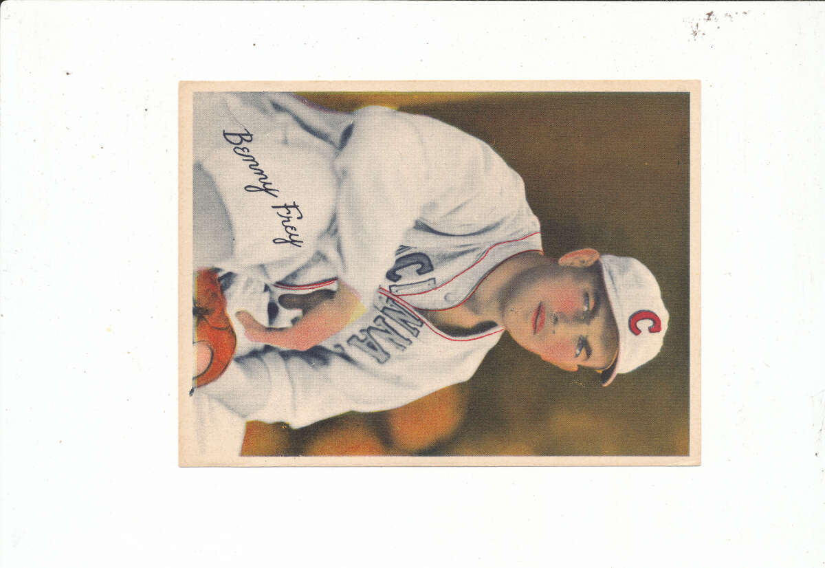 1936 R312 PASTEL Benny Frey Reds  card  em bm