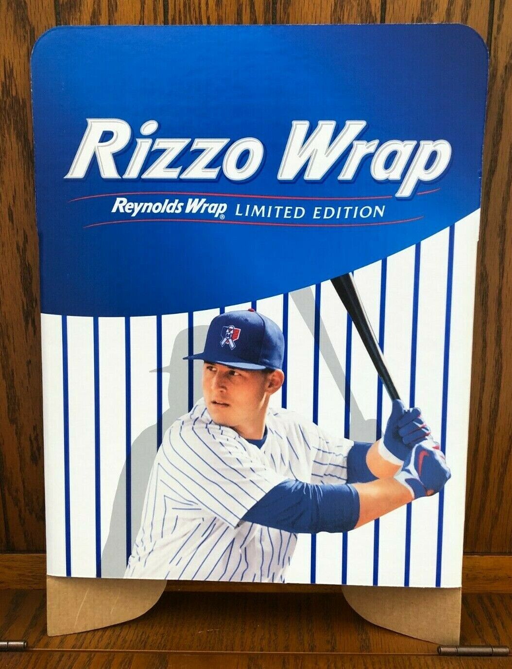 Rare Anthony Rizzo Wrap Cardboard Promo Advertisement Ad Display Header