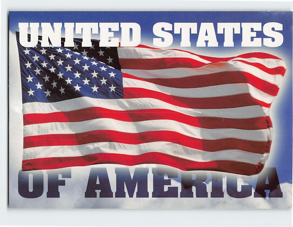 Postcard American Flag United States Of America