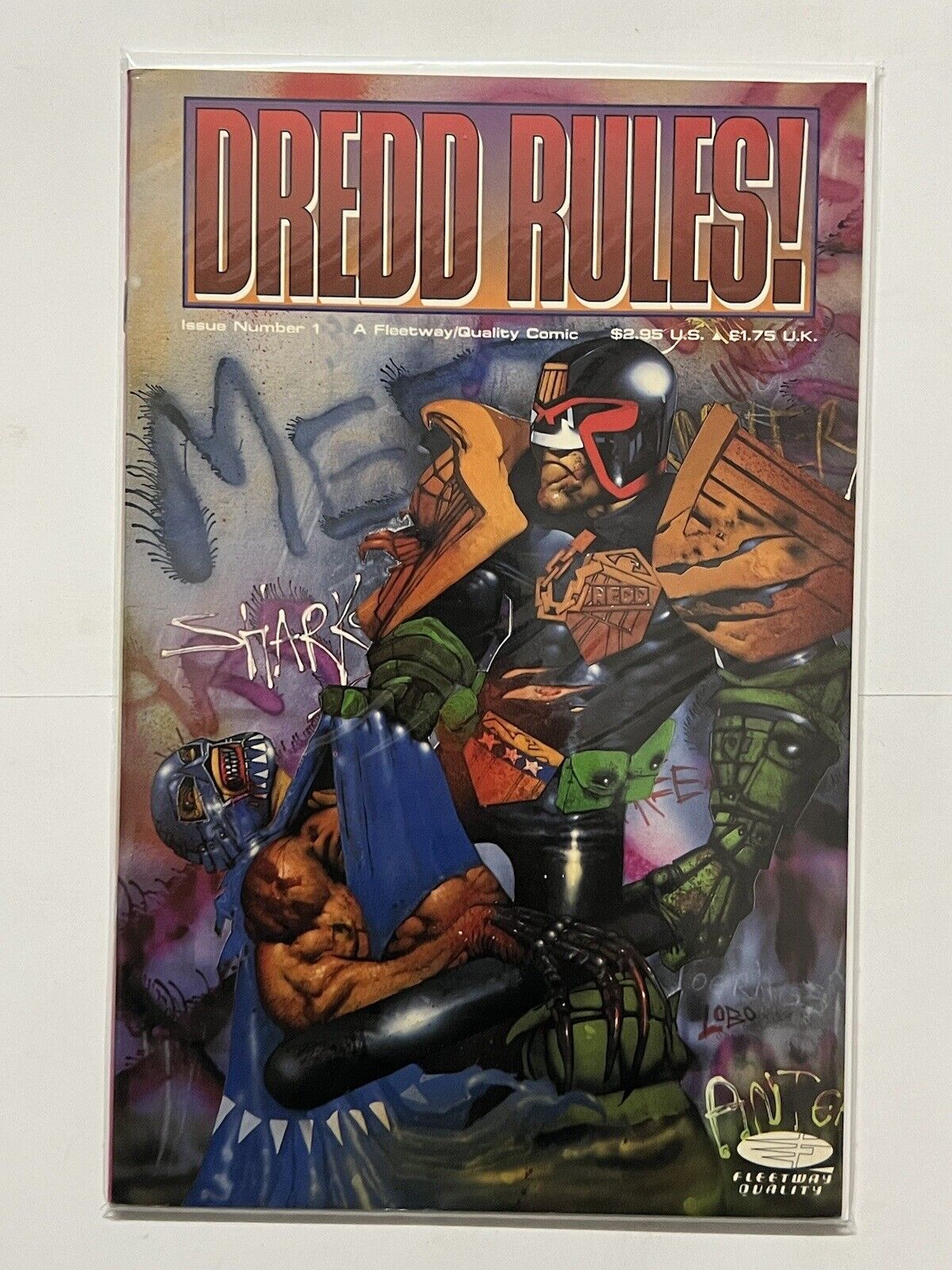 DREDD RULES #1 NM COPY 1992 - SIMON BISLEY COVER | combined shipping