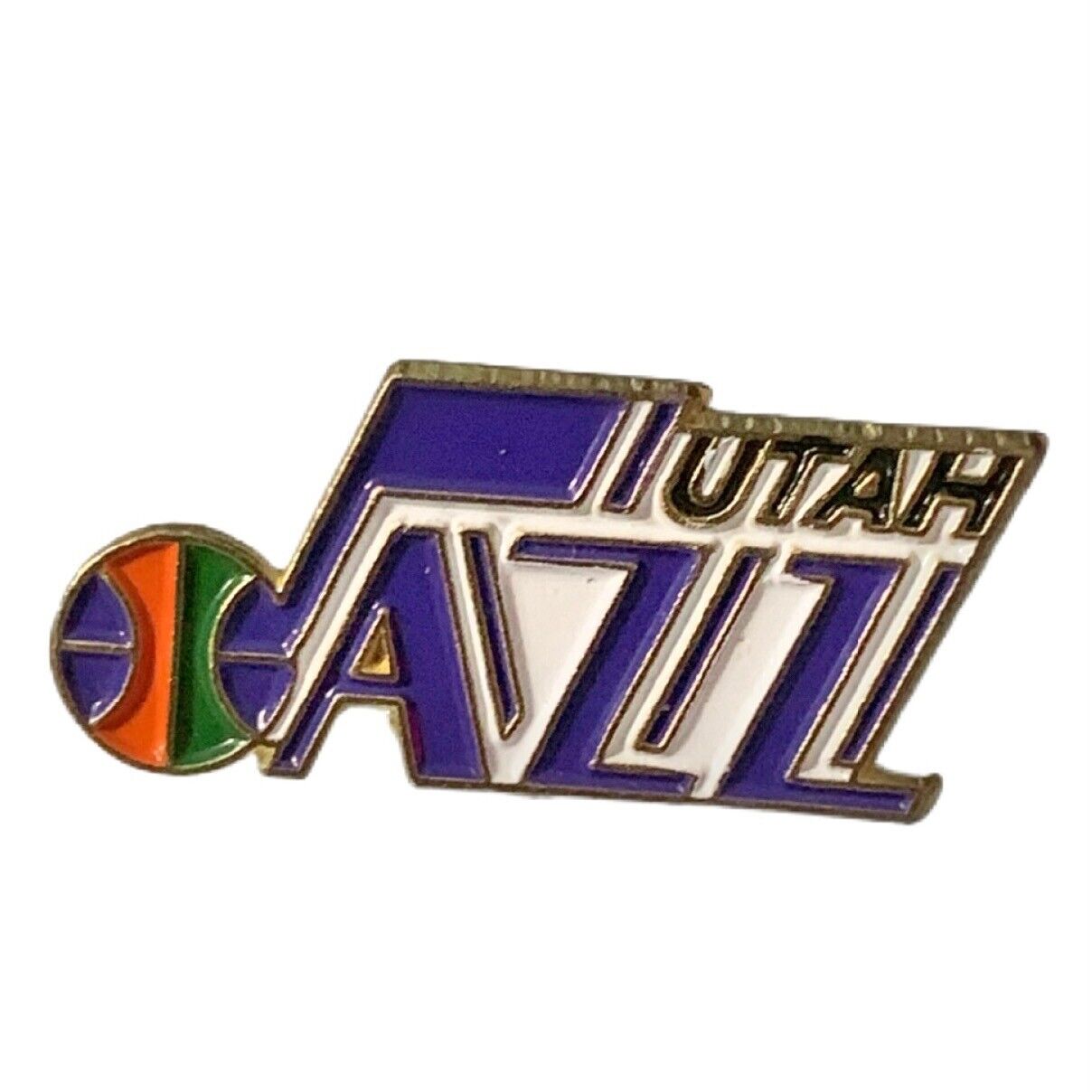 Vintage NBA Utah Jazz Logo Souvenir Pin