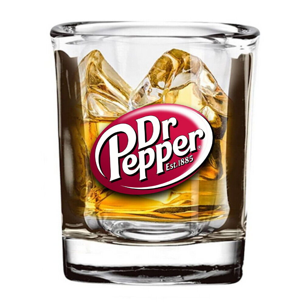 Dr. Pepper Shot Glass Limited Edition Extra Thick, High Quality, Collectible