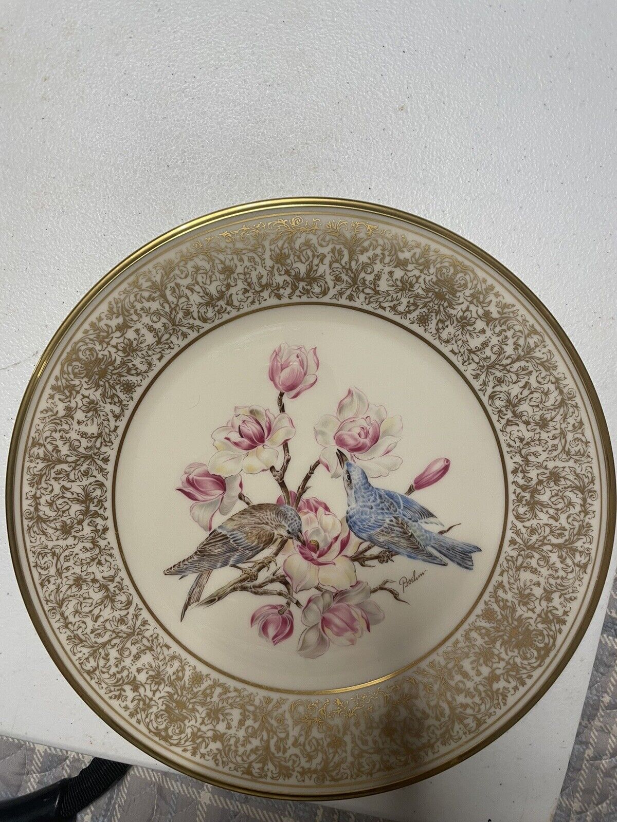 Beautiful Lenox An Annual Limited Edition Of Boehm Birds 10 3/4 1972 Plate