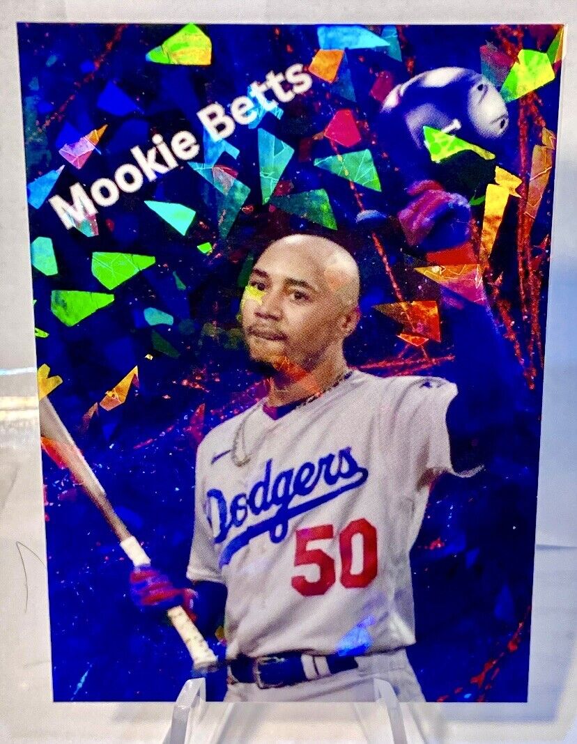 2024 Mookie Betts LA Dodgers Cracked Ice Card
