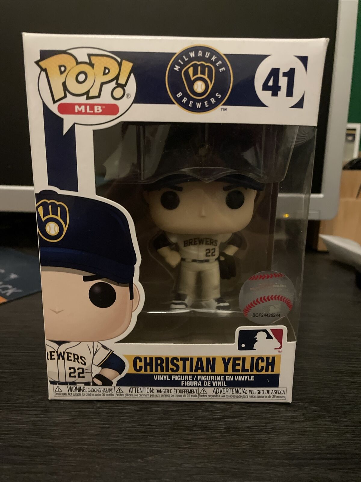 Funko Pop MLB Milwaukee Brewers Christian Yelich #41