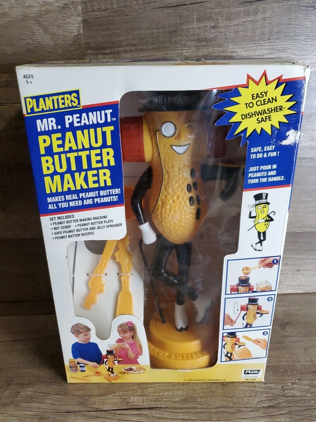 Vintage Planters Mr Peanut Peanut Butter Maker Broadway Toys No. 222 NEW 