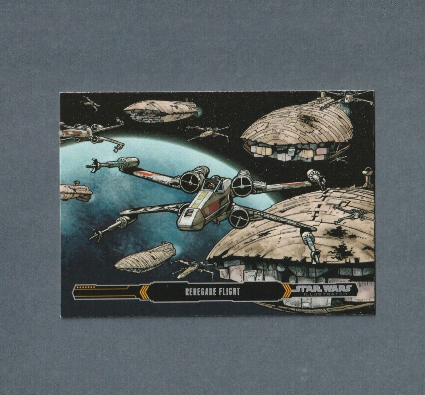 2015 Topps Star Wars Illustrated: The Empire Strikes Back RENEGADE FLIGHT #1 