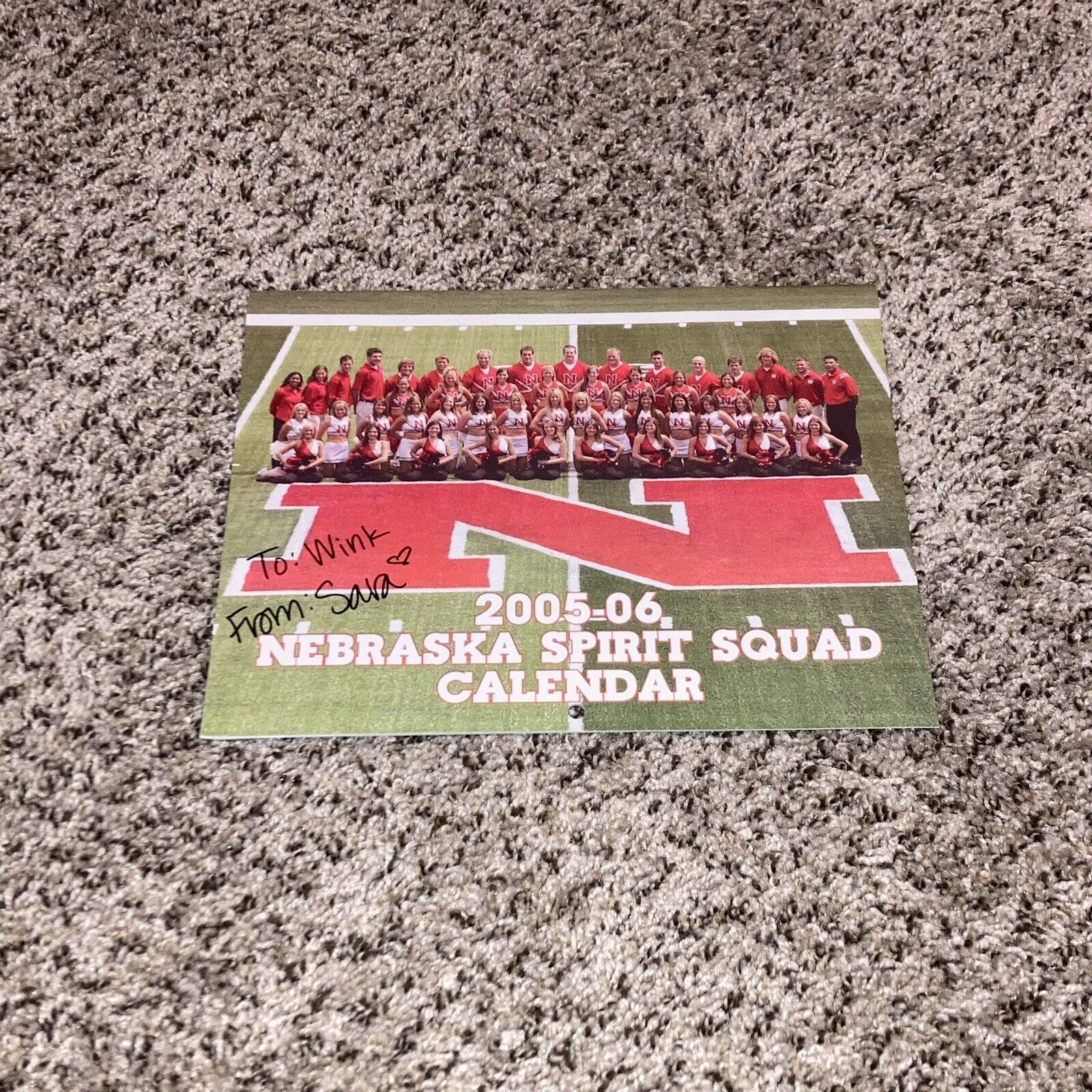Nebraska Hurskers Spirit Squad Calendar 2005-2006