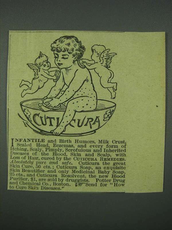 1884 Cuticura Resolvent and Soap Ad