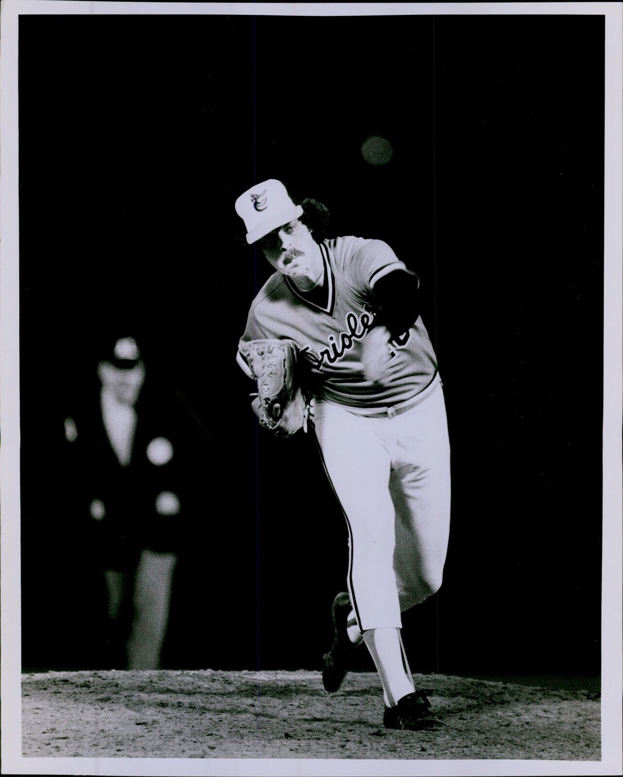 LG796 1982 Orig Janis Rettaliata Photo ROSS GRIMSLEY Baltimore Orioles Pitcher