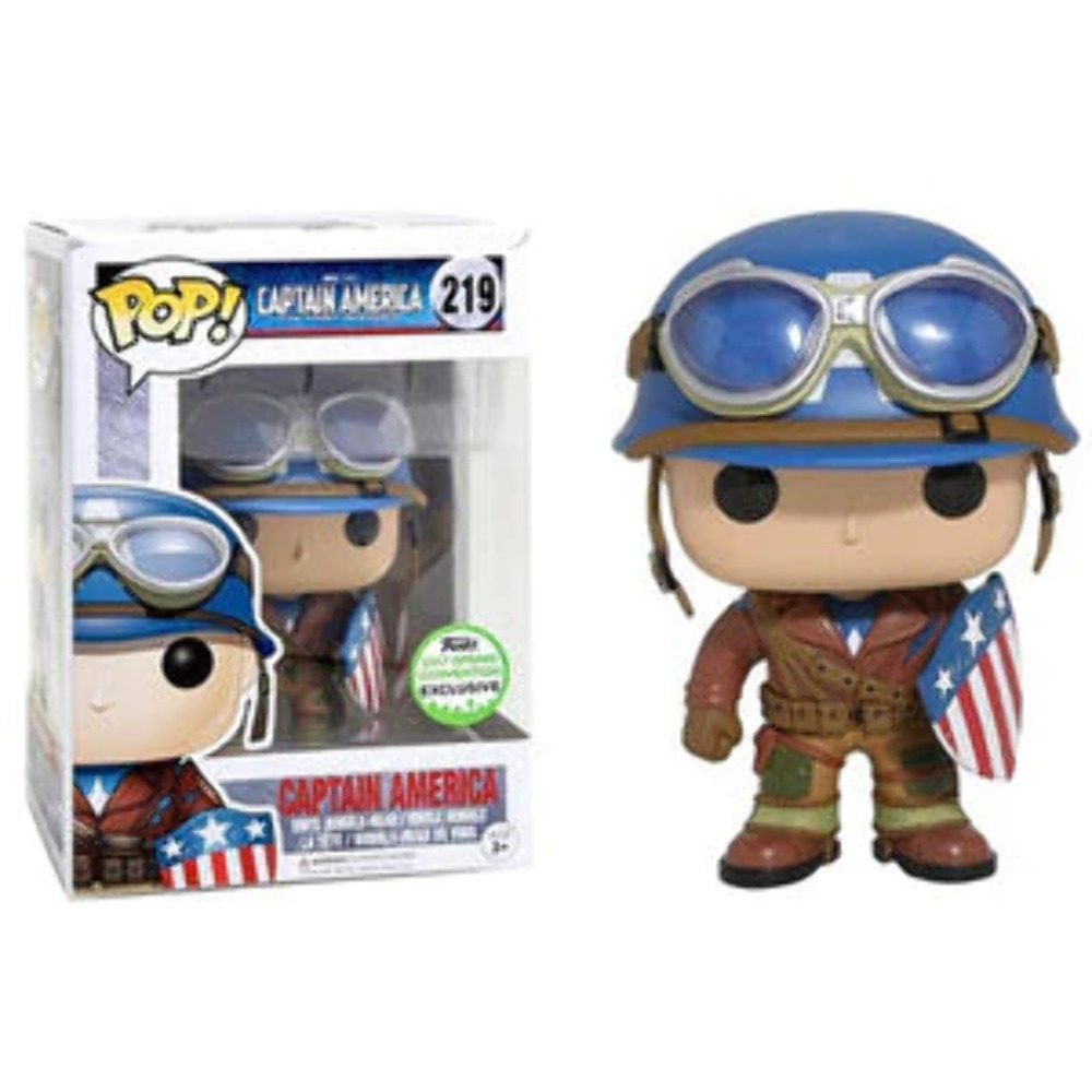 Funko POP Marvel:The First Avenger - Captain America (2017 Spring Convention)(D
