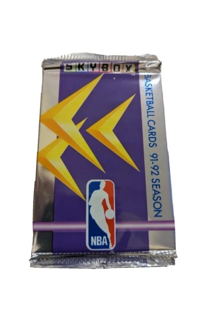 1991-92 Pack SKYBOX Series 1 NBA Basketball (12 Cards) UNOPENED Look JORDAN BIRD