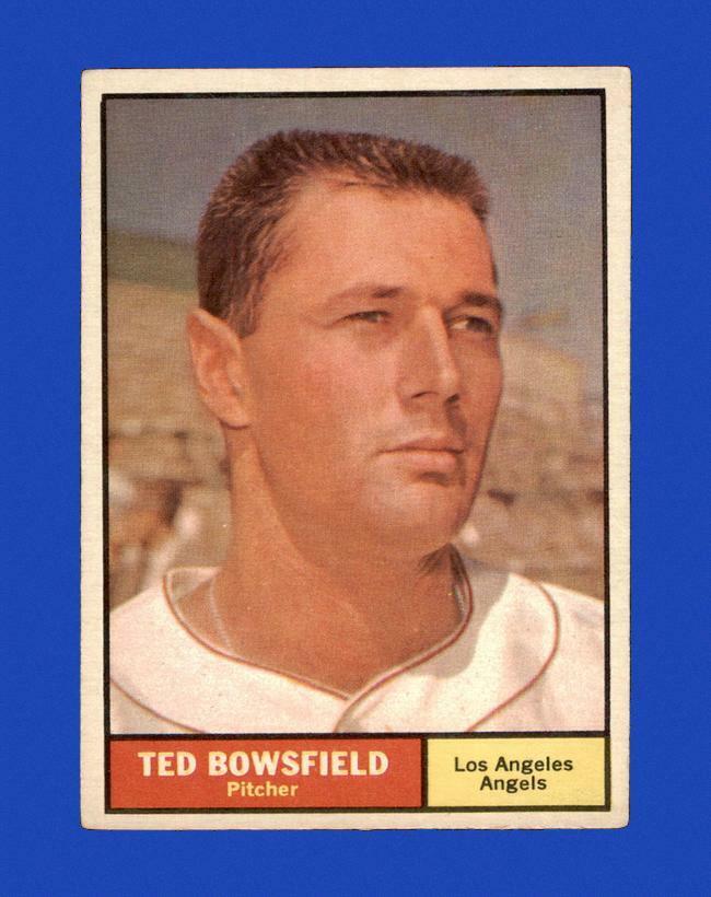1961 Topps Set Break #216 Ted Bowsfield EX-EXMINT *GMCARDS*