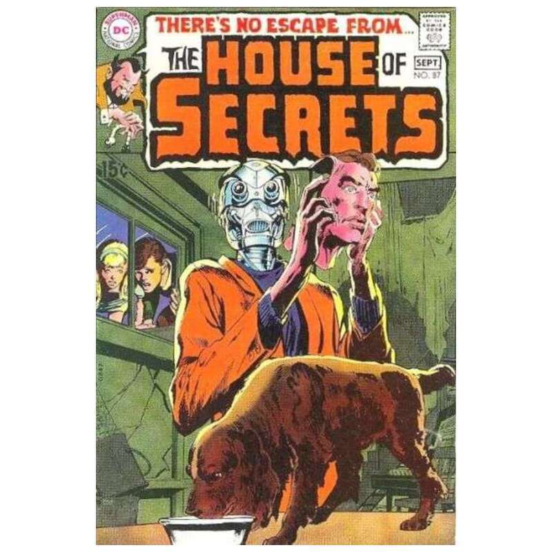 House of Secrets (1956 series) #87 in Very Good minus condition. DC comics [y