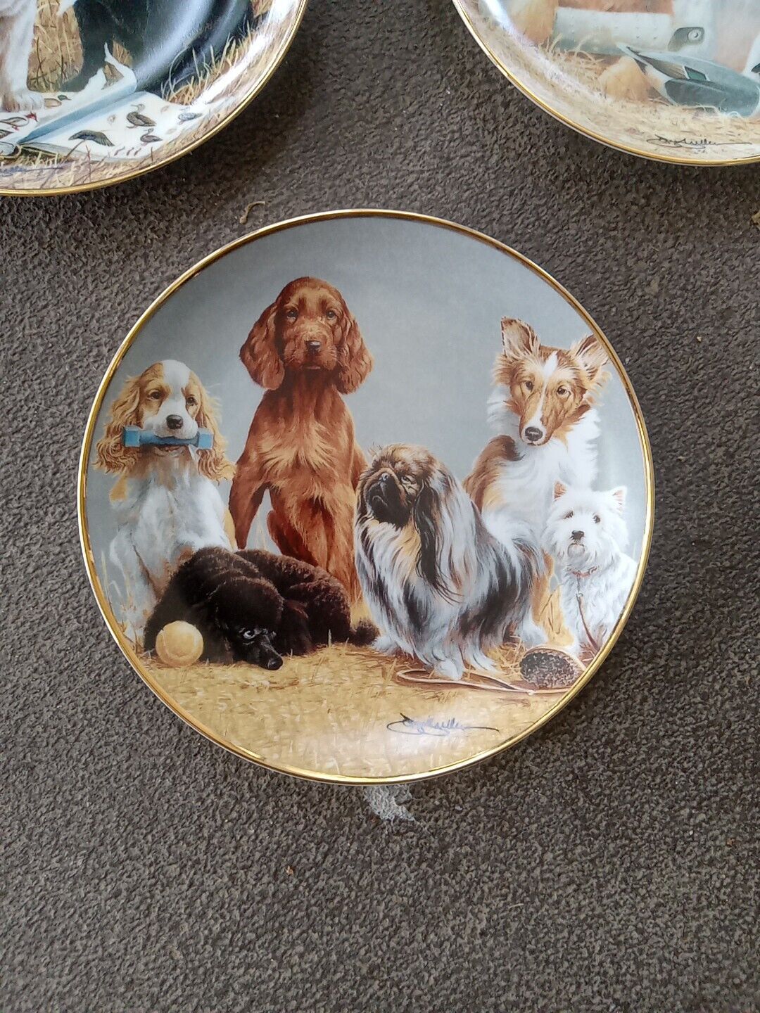 Franklin Mint Dog Show Collector Plate \